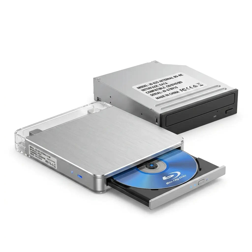 CD, DVD, Blu-ray Laufwerk