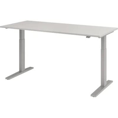 Hammerbacher Schreibt. VXMKA19/5/S el.180x80cm silber/grau Hammerbacher Schreibt. VXMKA19/5/S el.180x80cm silber/grau