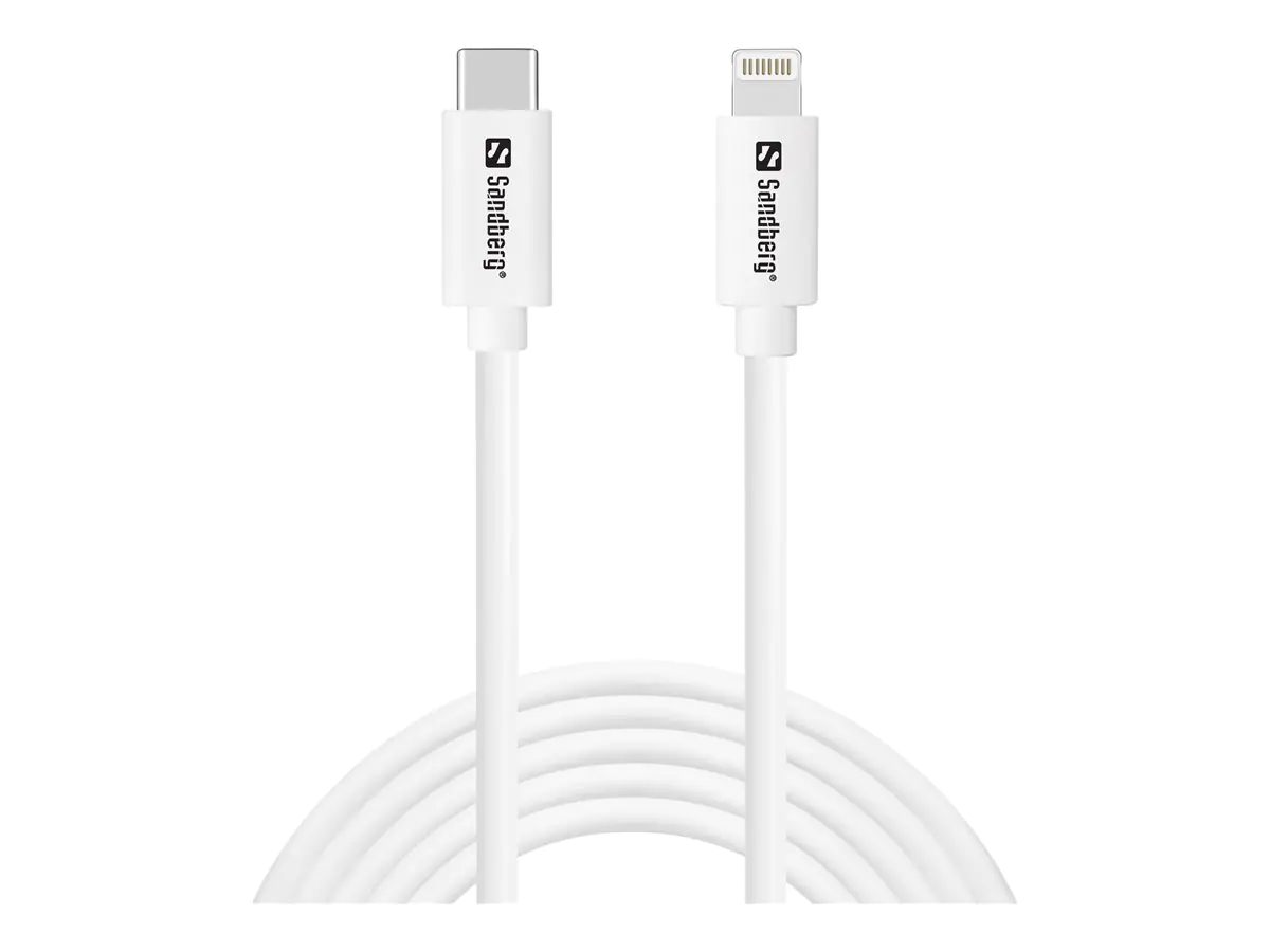 SANDBERG Lightning-Kabel - Lightning männlich zu 24 pin USB-C männlich