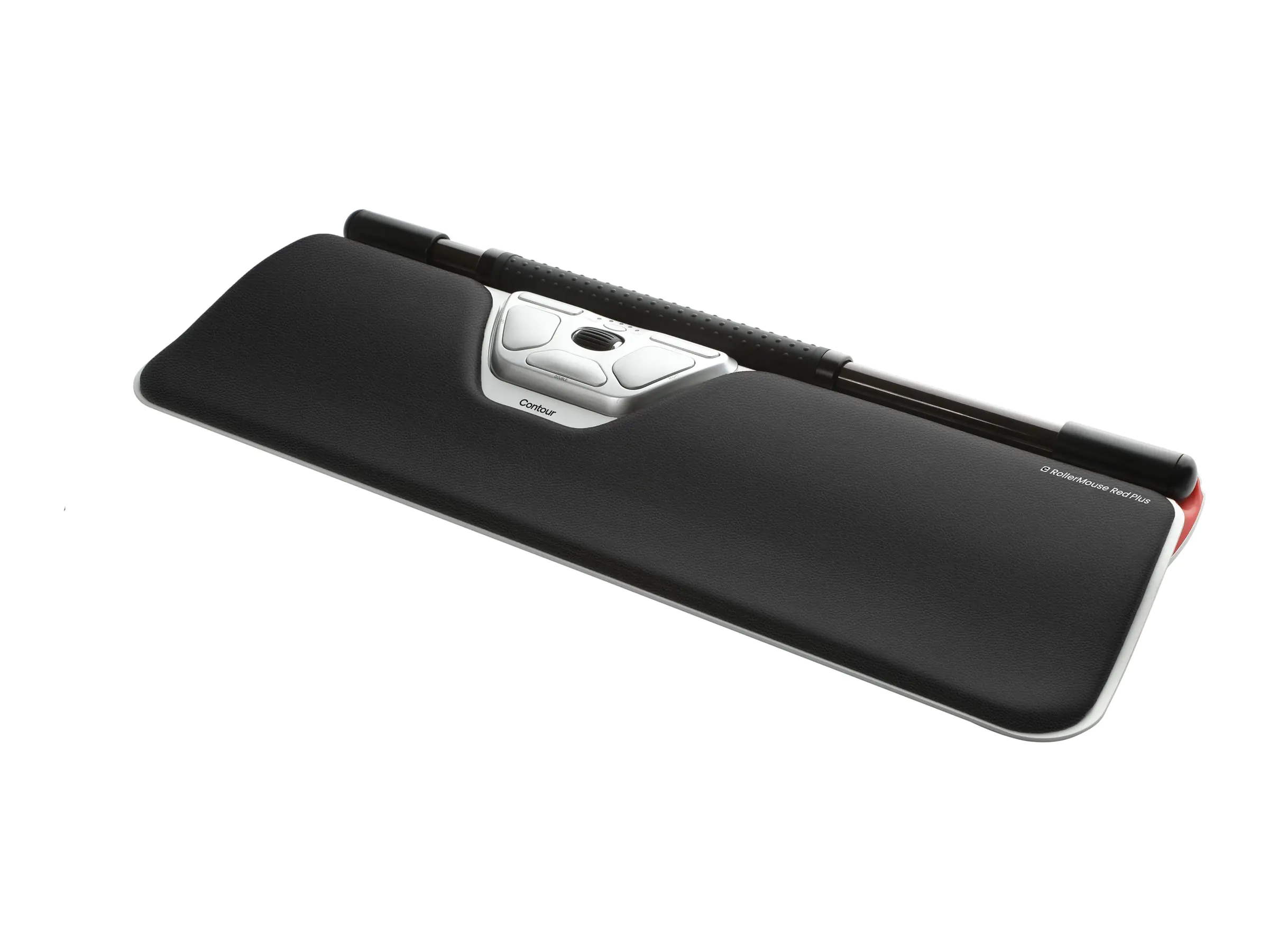 Contour Design RollerMouse Red Plus, Wireless, Optisch, RF Wireless + Bluetooth + USB Type-A, 2800 DPI, Schwarz, Silber CDRMRED10210