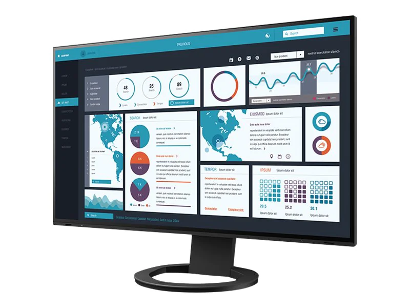 EIZO FlexScan EV2795-BK - Mit FlexStand - LED-Monitor - 68.5 cm (27") - 2560 x 1440 - IPS - 350 cd/m² - 1000:1 - 5 ms - HDMI, DisplayPort, USB-C - Lautsprecher - Schwarz EIZO FlexScan EV2795-BK - Mit FlexStand - LED-Monitor - 68.5 cm (27") - 2560 x 1440 - IPS - 350 cd/m² - 1000:1 - 5 ms - HDMI, DisplayPort, USB-C - Lautsprecher - Schwarz