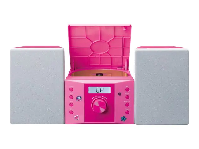 Lenco MC-013 - Microsystem - 5 Watt (Gesamt) - pink Lenco MC-013 - Microsystem - 5 Watt (Gesamt) - pink