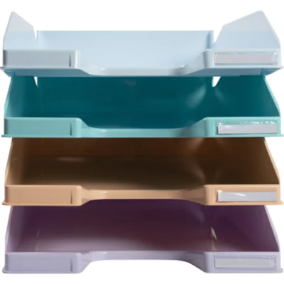 Exacompta Briefablage Combo Midi Aquarel DIN A4, Überbreite Polystyrol Farbe: pastellblau, pastellgrün, korallenrot, malve 4 St./Pack. Exacompta Briefablage Combo Midi Aquarel DIN A4, Überbreite Polystyrol Farbe: pastellblau, pastellgrün, korallenrot, malve 4 St./Pack.