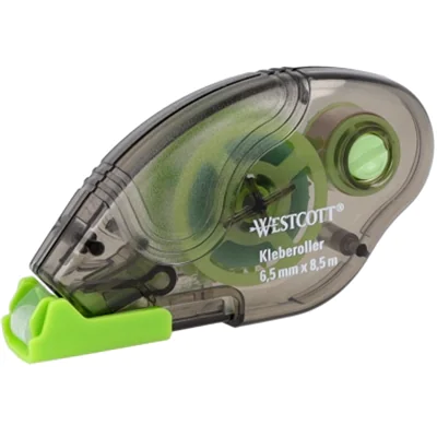 Westcott Kleberoller 6,5 mm x 8,5 m (B x L) nicht nachfüllbar grau transparent Westcott Kleberoller 6,5 mm x 8,5 m (B x L) nicht nachfüllbar grau transparent
