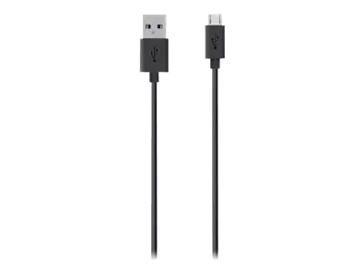 Belkin MIXIT - USB-Kabel - Micro-USB Typ B (M) zu USB (M) - 2 m - Schwarz Belkin MIXIT - USB-Kabel - Micro-USB Typ B (M) zu USB (M) - 2 m - Schwarz