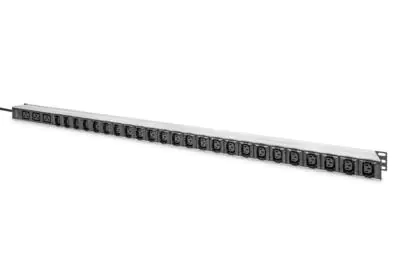 DIGITUS Basis IT PDU, 1-phasig 16A, 24 x C13, 3 x C19, 3 m Zuleitung, IEC 60309 16 A Stecker DN-95450