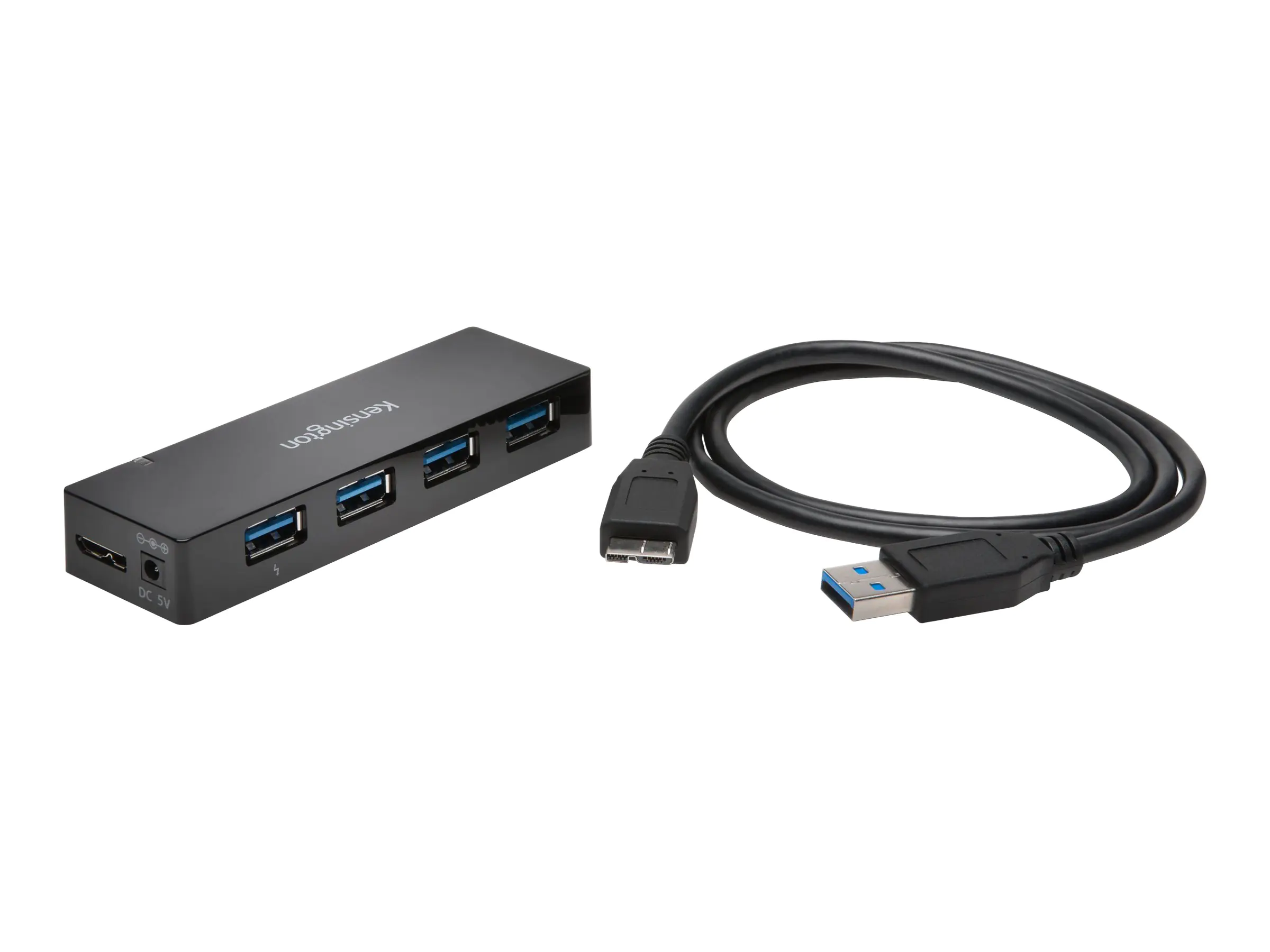 Kensington UH4000C - Hub - 4 x SuperSpeed USB 3.0 - Desktop