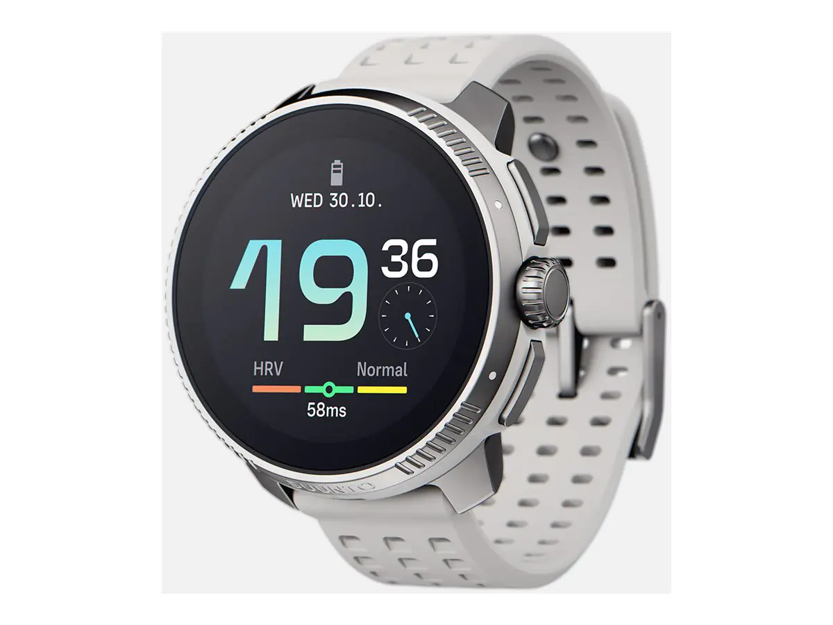 Suunto Race - Glasfaserverstärktes Polyamid - Sportuhr mit Riemen - Silikon - Handgelenkgröße: 125-175 mm - Anzeige 3.6 cm (1.43") - 16 GB - Bluetooth - 83 g - Birch