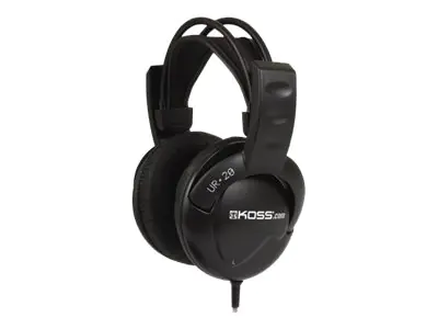 Koss UR20 - Kopfhörer - ohrumschließend - kabelgebunden - 3,5 mm Stecker - Schwarz