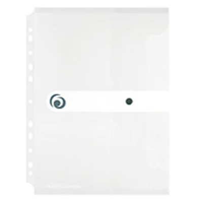 Herlitz Dokumententasche 11292935 DIN A4 Abheftrand PP transparent