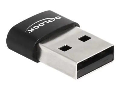 Delock - USB-Adapter - USB (M) zu 24 pin USB-C (W) - USB 2.0 - 3 V - 5 A - Schwarz Delock - USB-Adapter - USB (M) zu 24 pin USB-C (W) - USB 2.0 - 3 V - 5 A - Schwarz
