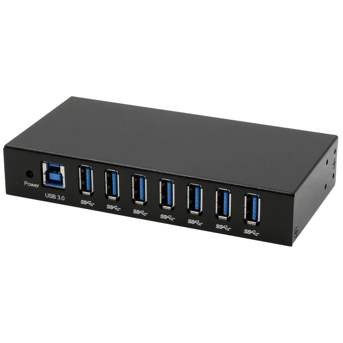 Exsys GmbH 7-Port USB 3.2 Gen 1 Metall HUB 15KV ESD Schutz Tiveco