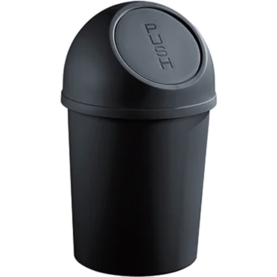 helit Abfalleimer H2401195 13l rund PP schwarz helit Abfalleimer H2401195 13l rund PP schwarz