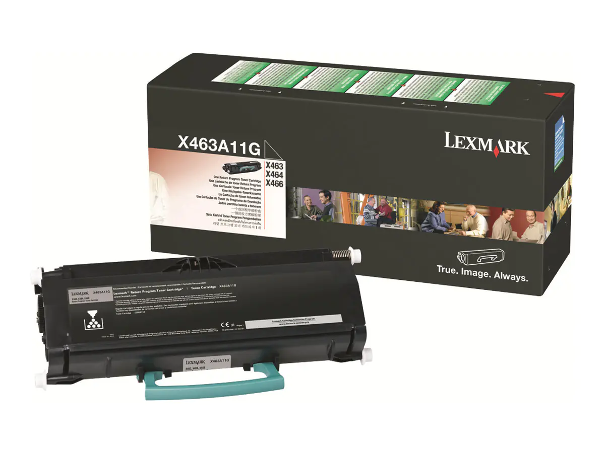 Lexmark Schwarz - original - Tonerpatrone LCCP X463A11G