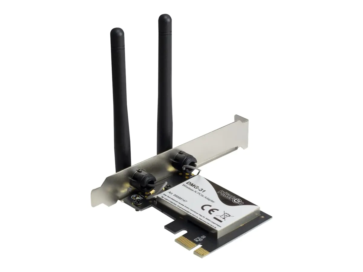 Inter-Tech DMG-31 - Netzwerkadapter - PCIe - 802.11b/g/n