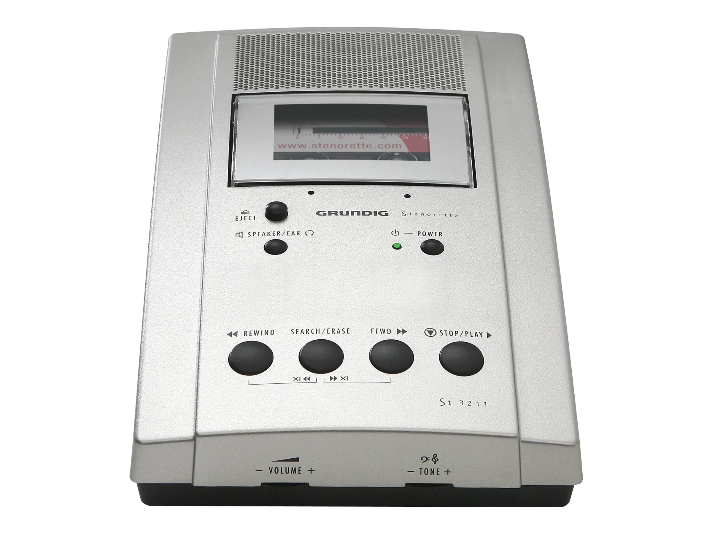 Grundig Stenorette St 3211 Set - Transkriptionsgerät für Stenokassetten