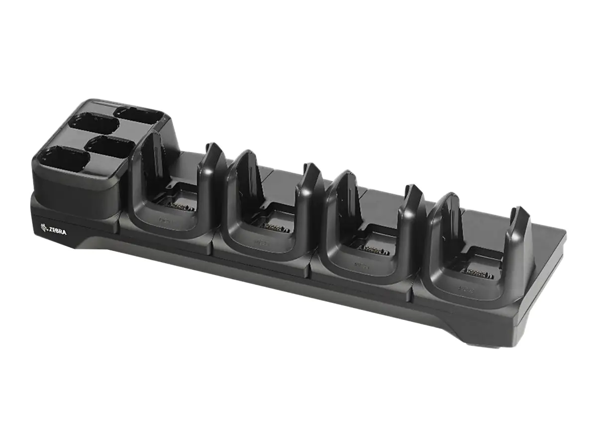 Zebra ShareCradle 4Slot - Ladeschale / Batterieladegerät - Ausgangsanschlüsse: 8 - für Zebra MC3300, MC3300ax, MC3300-G, MC3300x, MC3330R, MC3330XR, MC3390R, MC3390xR Zebra ShareCradle 4Slot - Ladeschale / Batterieladegerät - Ausgangsanschlüsse: 8 - für Zebra MC3300, MC3300ax, MC3300-G, MC3300x, MC3330R, MC3330XR, MC3390R, MC3390xR