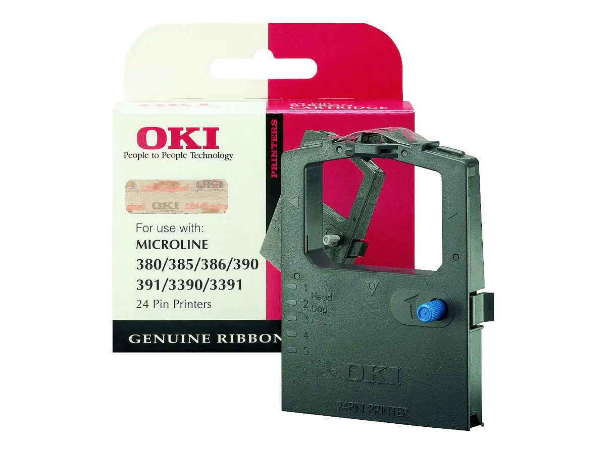Oki Farbband 09002309 Nylon schwarz 2 Mio Zeichen Oki Farbband 09002309 Nylon schwarz 2 Mio Zeichen