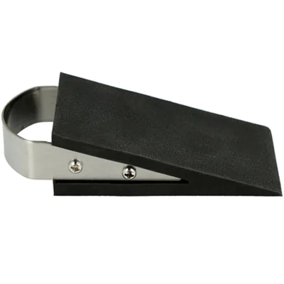 Westcott Türstopper 12 x 5 x 3 cm (B x H x T) Kunststoff/Metall schwarz/silber
