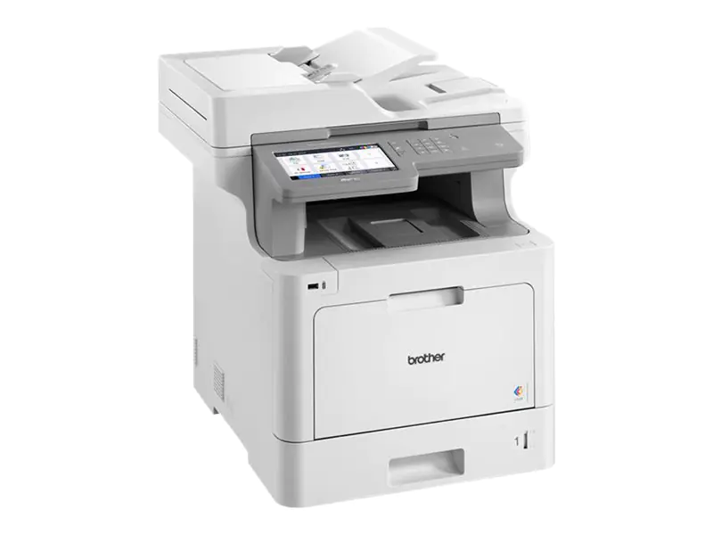 Brother MFC-L9570CDW - Multifunktionsdrucker - Farbe - Laser - A4/Legal (Medien) - bis zu 31 Seiten/Min. (Drucken) - 300 Blatt - 33.6 Kbps - USB 2.0, Gigabit LAN, Wi-Fi(n), USB-Host, NFC mit Brother PRINT AirBag für 400.000 Seiten