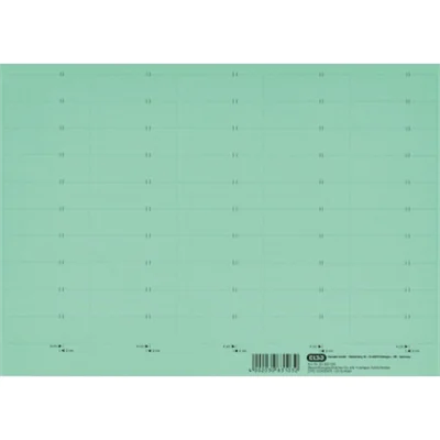 ELBA Beschriftungsschild 58 x 18 mm (B x H) 160g/m² Karton grün 500 St./Pack.