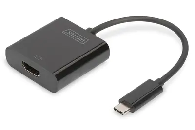 DIGITUS - Externer Videoadapter - USB-C 3.1 - HDMI - Schwarz DIGITUS - Externer Videoadapter - USB-C 3.1 - HDMI - Schwarz