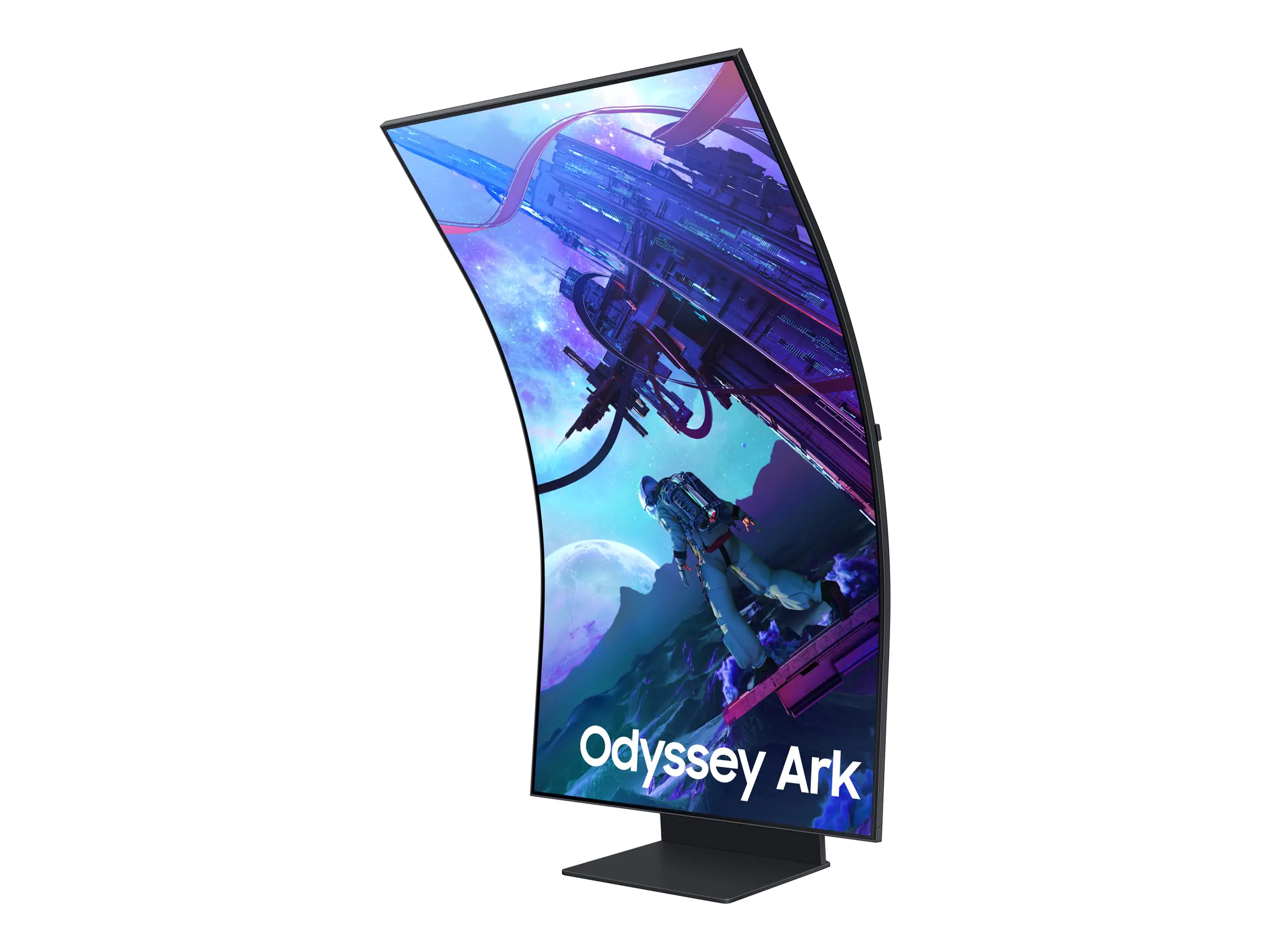 Samsung Odyssey Ark S55CG970NU - G97NC Series - QLED-Monitor - Smart - Gaming - gebogen - 138 cm (55") - 3840 x 2160 4K @ 165 Hz - VA - 600 cd/m² - 1000000:1 - Quantum HDR 32x - 1 ms - 3xHDMI, DisplayPort - Lautsprecher - Schwarz Samsung Odyssey Ark S55CG970NU - G97NC Series - QLED-Monitor - Smart - Gaming - gebogen - 138 cm (55") - 3840 x 2160 4K @ 165 Hz - VA - 600 cd/m² - 1000000:1 - Quantum HDR 32x - 1 ms - 3xHDMI, DisplayPort - Lautsprecher - Schwarz