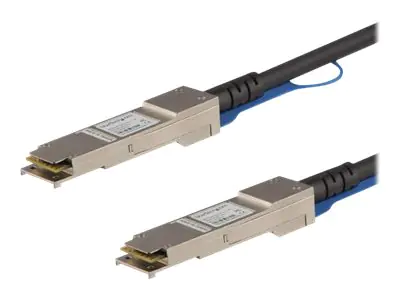 StarTech 5m Cisco QSFP-H40G-CU5M kompatibel - QSFP+ Direktverbindungskabel - 40G QSFP+ Kabel - Passives Twinax Kabel - QSFP Kabel - Direktanschlusskabel - QSFP+ zu QSFP+ - 5 m - twinaxial - SFF-8436 - passiv - Schwarz