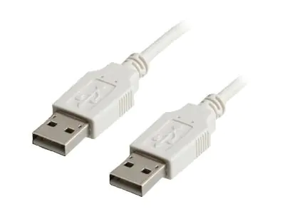 VALUE - USB-Kabel - USB (M) zu USB (M) - USB 2.0 - 80 cm - geformt - weiß VALUE - USB-Kabel - USB (M) zu USB (M) - USB 2.0 - 80 cm - geformt - weiß