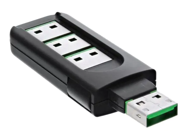 InLine USB Portblocker - blockt bis zu 4 Ports 55723