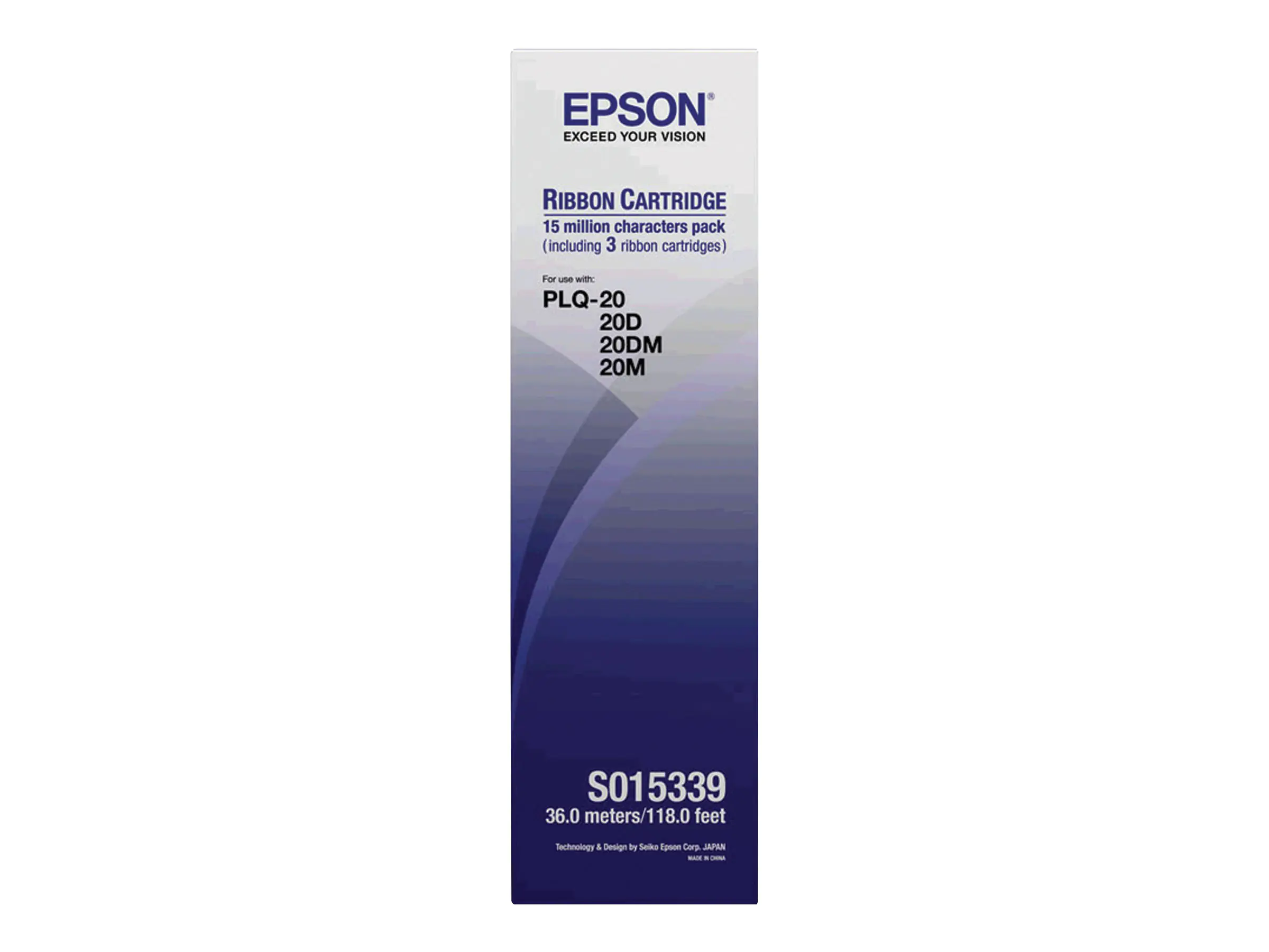 Epson Farbband C13S015339 Nylon schwarz 3 Stück 5 Mio Zeichen Epson Farbband C13S015339 Nylon schwarz 3 Stück 5 Mio Zeichen