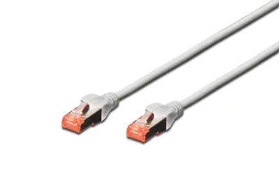 DIGITUS CAT 6 S/FTP Patchkabel, 10 m, Grau DK-1644-100