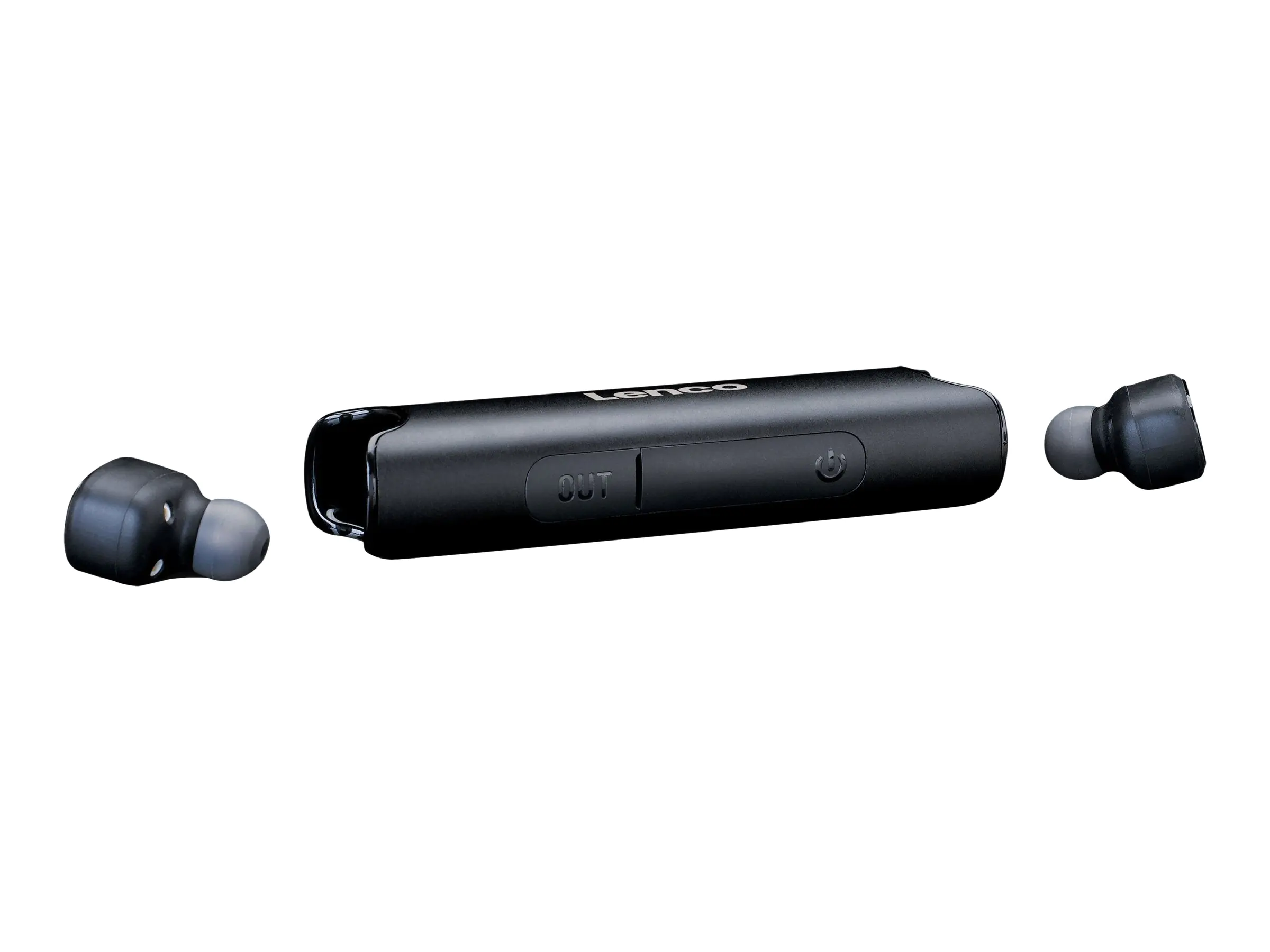 Lenco EPB-440 - True Wireless-Kopfhörer mit Mikrofon - im Ohr - Bluetooth - Schwarz