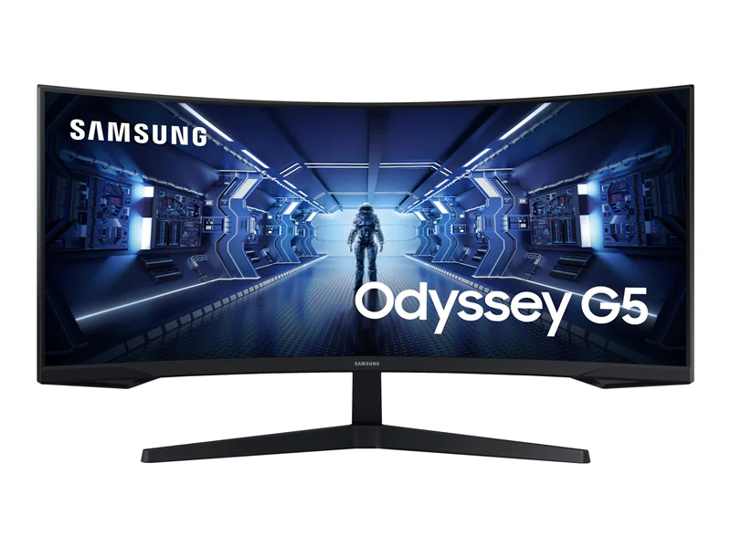 Samsung Odyssey G5 C34G55TWWP - G55T Series - LED-Monitor - Gaming - gebogen - 86 cm (34") LC34G55TWWPXEN
