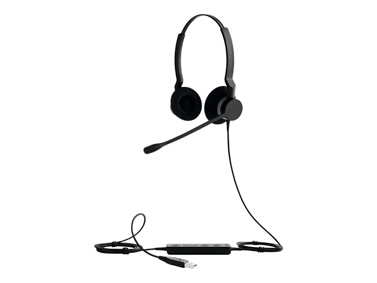 Jabra BIZ 2300 USB MS Duo - Headset - On-Ear 2399-823-109