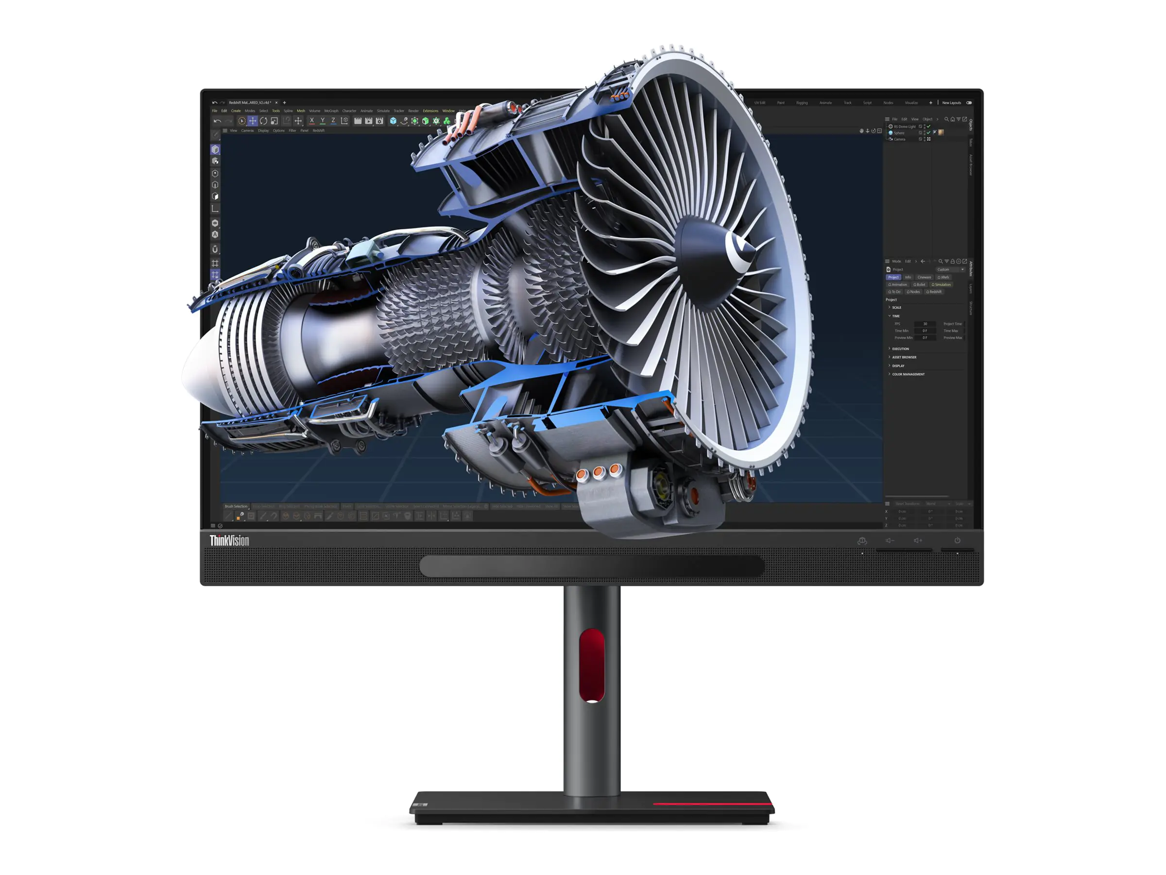 Lenovo ThinkVision 27 3D - LED-Monitor - 68.6 cm (27") 63F1UAT3EU