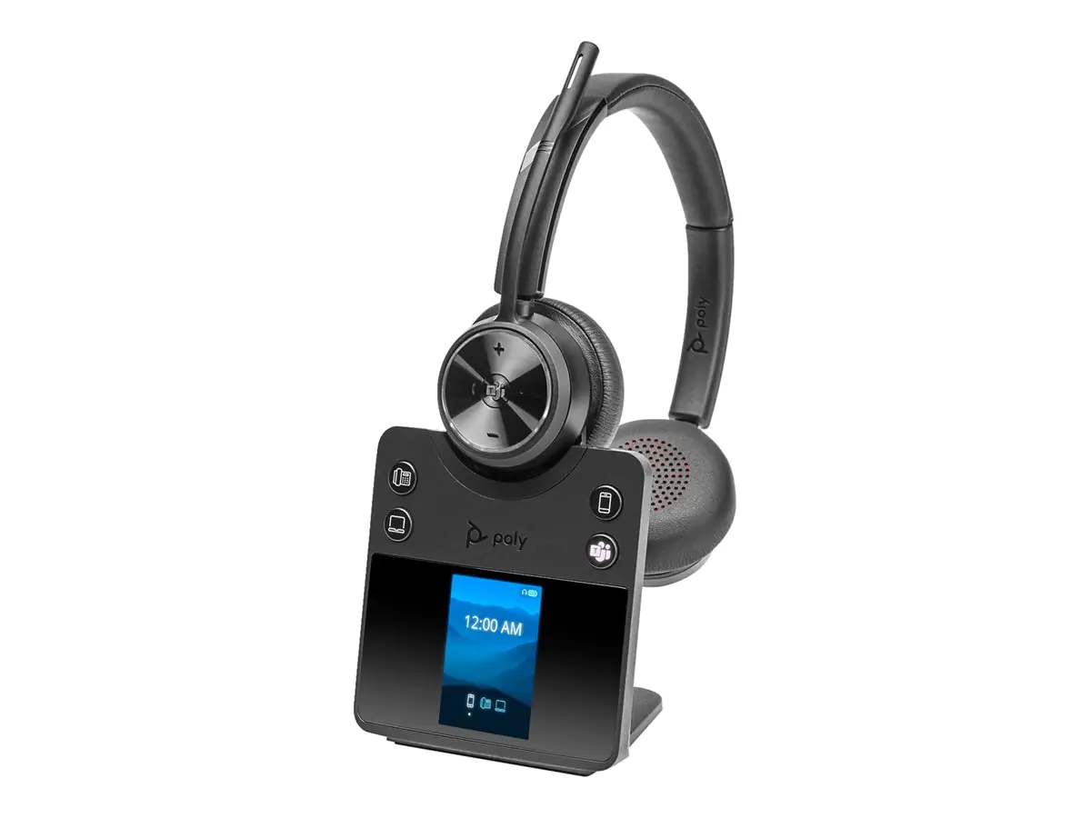 Poly Savi 7420 OFFICE - Savi 7400 series - Headset - On-Ear - DECT / Bluetooth - kabellos - Schwarz - Zertifiziert für Microsoft Teams Poly Savi 7420 OFFICE - Savi 7400 series - Headset - On-Ear - DECT / Bluetooth - kabellos - Schwarz - Zertifiziert für Microsoft Teams
