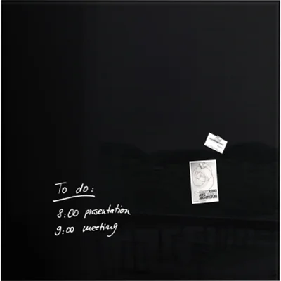 SIGEL Magnetboard Artverum GL200 1000x1000x15mm Glas schwarz SIGEL Magnetboard Artverum GL200 1000x1000x15mm Glas schwarz