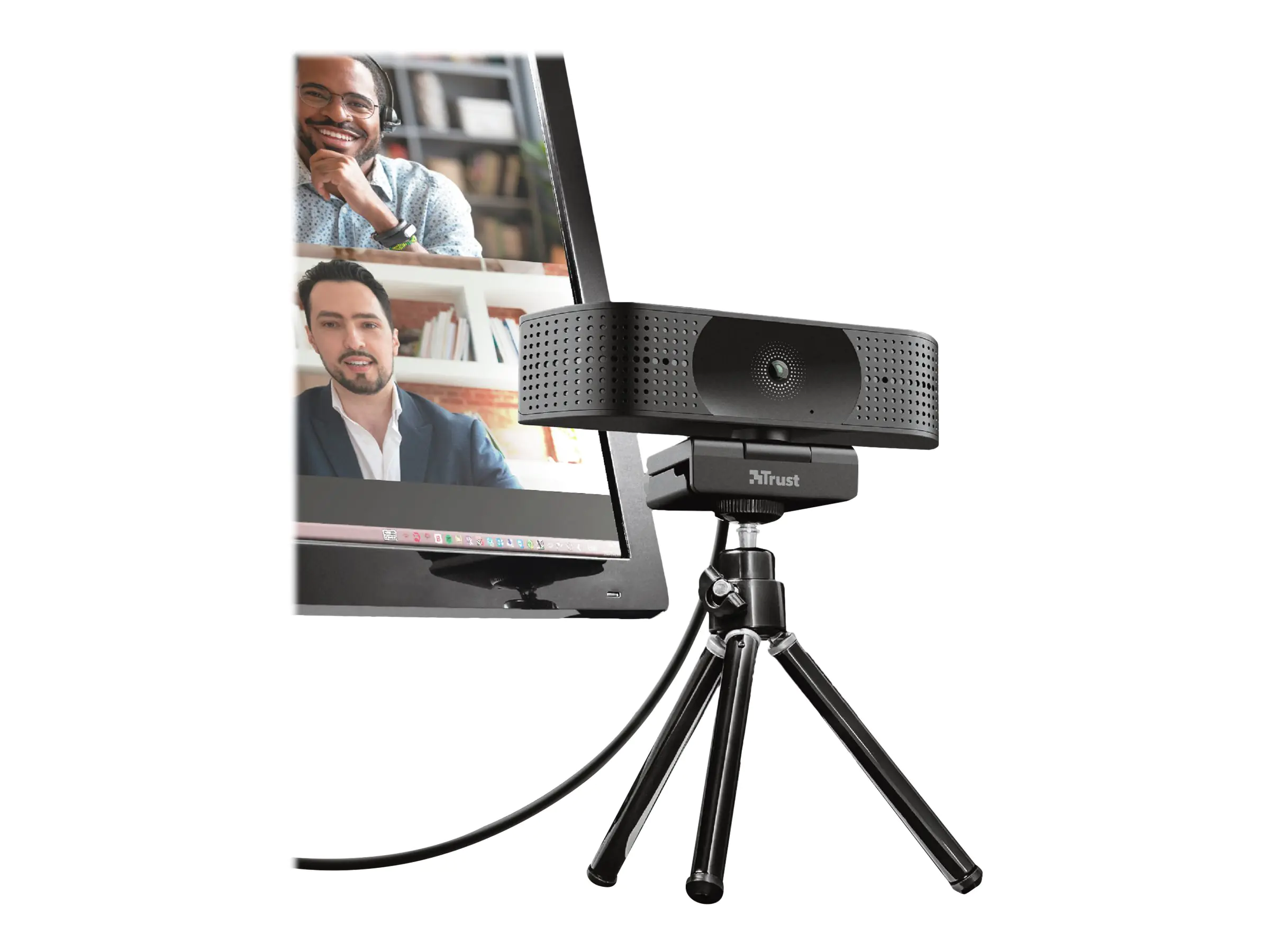 Trust Teza - Webcam - Farbe - 3840 x 2160 - 4K - feste Brennweite - Audio - USB 2.0 Trust Teza - Webcam - Farbe - 3840 x 2160 - 4K - feste Brennweite - Audio - USB 2.0