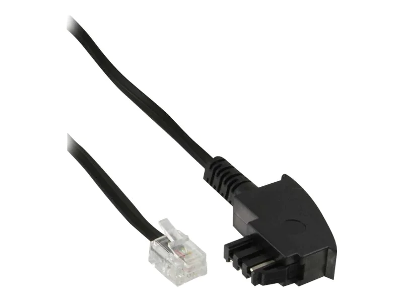 InLine TAE-F Kabel - für Telekom/Siemens-Geräte - TAE-F ST an RJ11 ST - 6m 18919