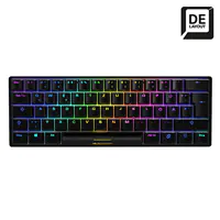 Sharkoon SKILLER SGK50 S4 - Tastatur - Hintergrundbeleuchtung - USB-C - QWERTZ - Deutsch - Tastenschalter: Kailh Brown - Schwarz