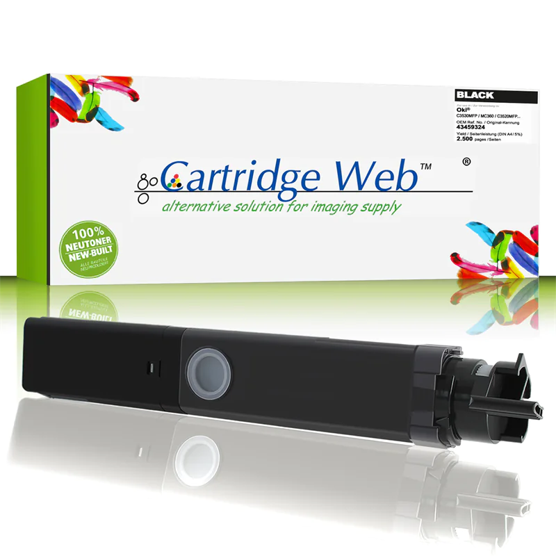 CartridgeWeb Toner kompatibel zu Oki 43459324 schwarz 2.500 Seiten