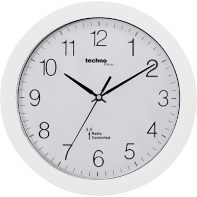 technoline Wanduhr WT 8000 weiß analog technoline Wanduhr WT 8000 weiß analog