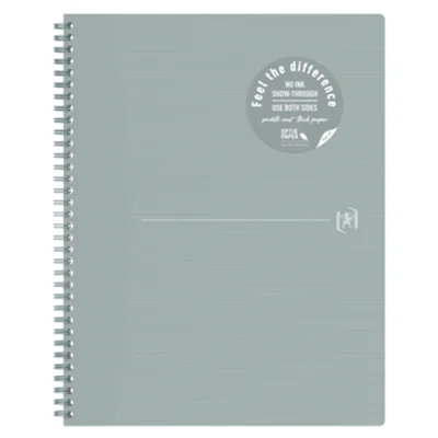 Oxford Collegeblock Origins DIN A4+ liniert Karton grau 70 Bl. Oxford Collegeblock Origins DIN A4+ liniert Karton grau 70 Bl.