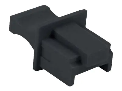 InLine - Schutzumschlag - Schwarz (Packung mit 10)