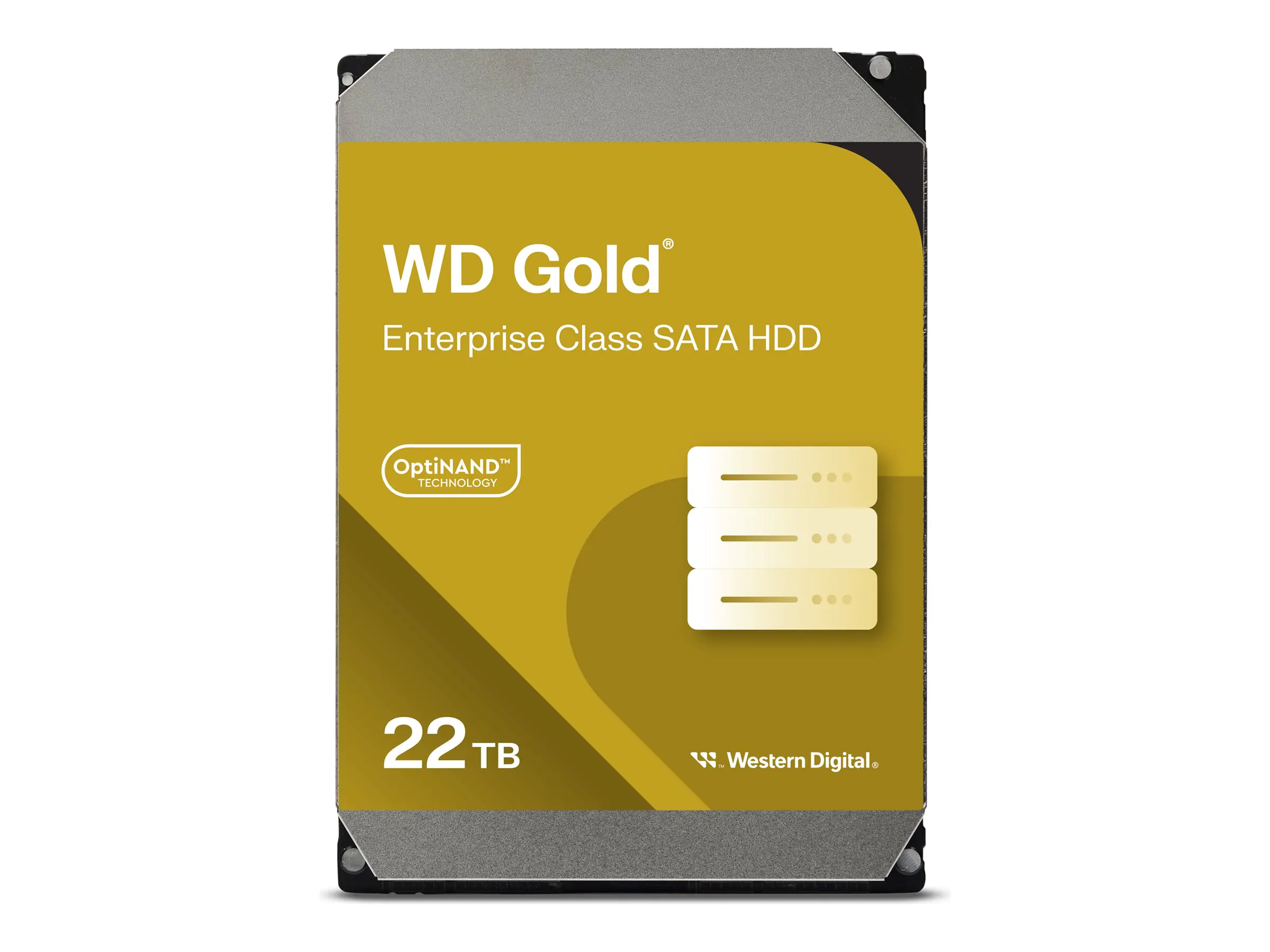 WD Gold WD221KRYZ - Festplatte - Enterprise - 22 TB - intern - 3.5" (8.9 cm) - SATA 6Gb/s - 7200 rpm - Puffer: 512 MB
