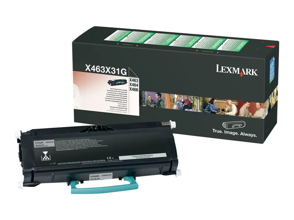 Lexmark Besonders hohe Ergiebigkeit - Schwarz X463X31G