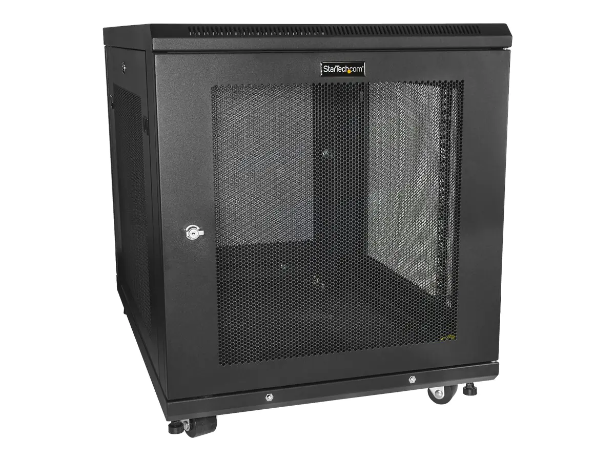 StarTech Server Rack Schrank - 78cm tiefes Gehäuse - 12 HE - Netzwerk Server Schrank - Datenschrank - Schrank Netzwerkschrank - Schwarz - 12U - 78.7 cm (31") StarTech Server Rack Schrank - 78cm tiefes Gehäuse - 12 HE - Netzwerk Server Schrank - Datenschrank - Schrank Netzwerkschrank - Schwarz - 12U - 78.7 cm (31")