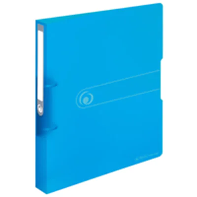 Herlitz Ringbuch 11205762 DIN A4 2Ringe 25mm transparent blau