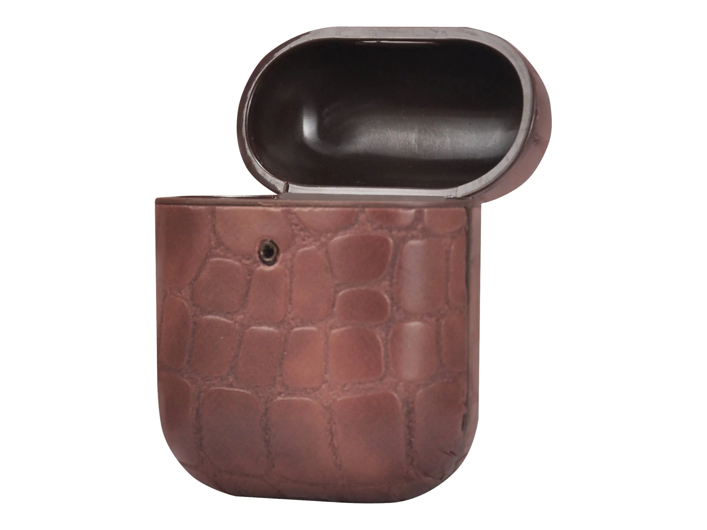 TerraTec Air Box - Tasche für Kopfhöhrer - Polycarbonat - Stone Brown - für Apple AirPods (1. Generation, 2. Generation) 306846